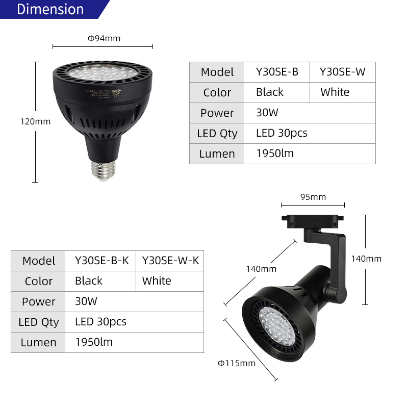 Led Grow Light - Y30SE Tam Spektrum Alüminyum Led Akvaryum