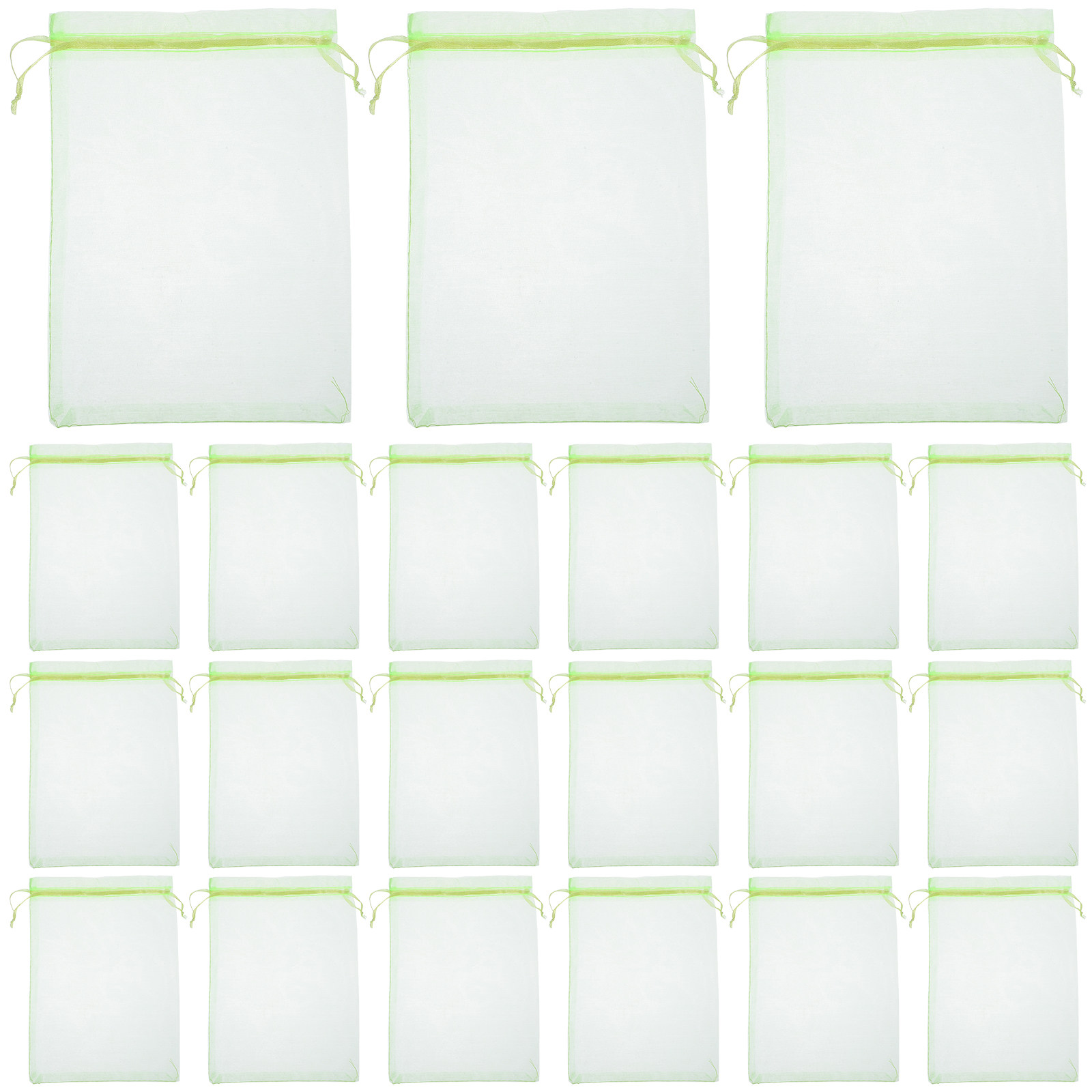 Garden Netting Cover - 30 Adet Meyve File Çantası, Bağcıklı