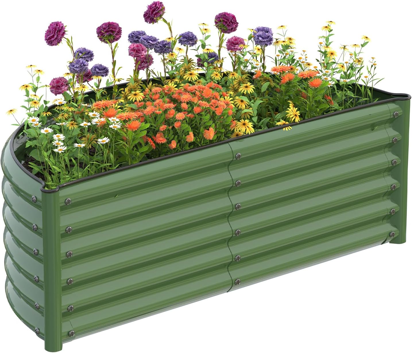 Raised Bed Planter Box - Galvanizli Yükseltilmiş Bahçe Yatağı Dış Mekan,
