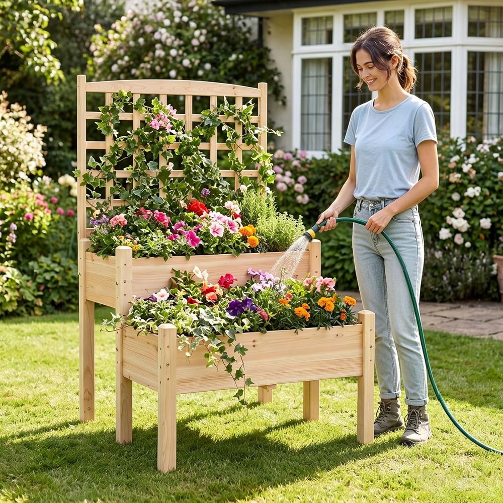Çerçeveli Yükseltilmiş Bahçe Y - Raised Bed Planter Box incelemesi ve fiyatı