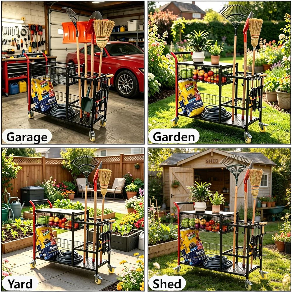 Anleolie 3'ü 1 Arada Bahçe Ara - Gardening Tools Basket incelemesi ve fiyatı