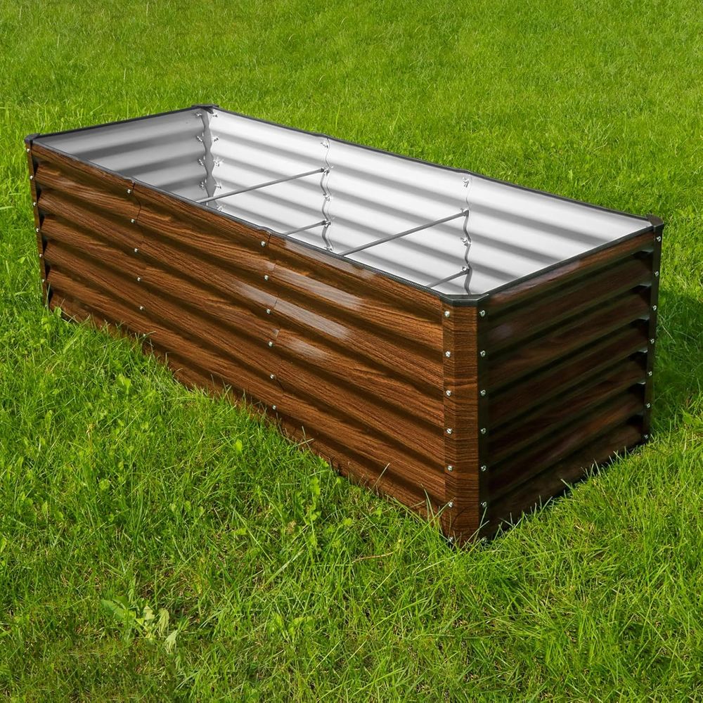 2'li Paket 6x2x2T Galvanizli Y - Raised Bed Planter Box incelemesi ve fiyatı