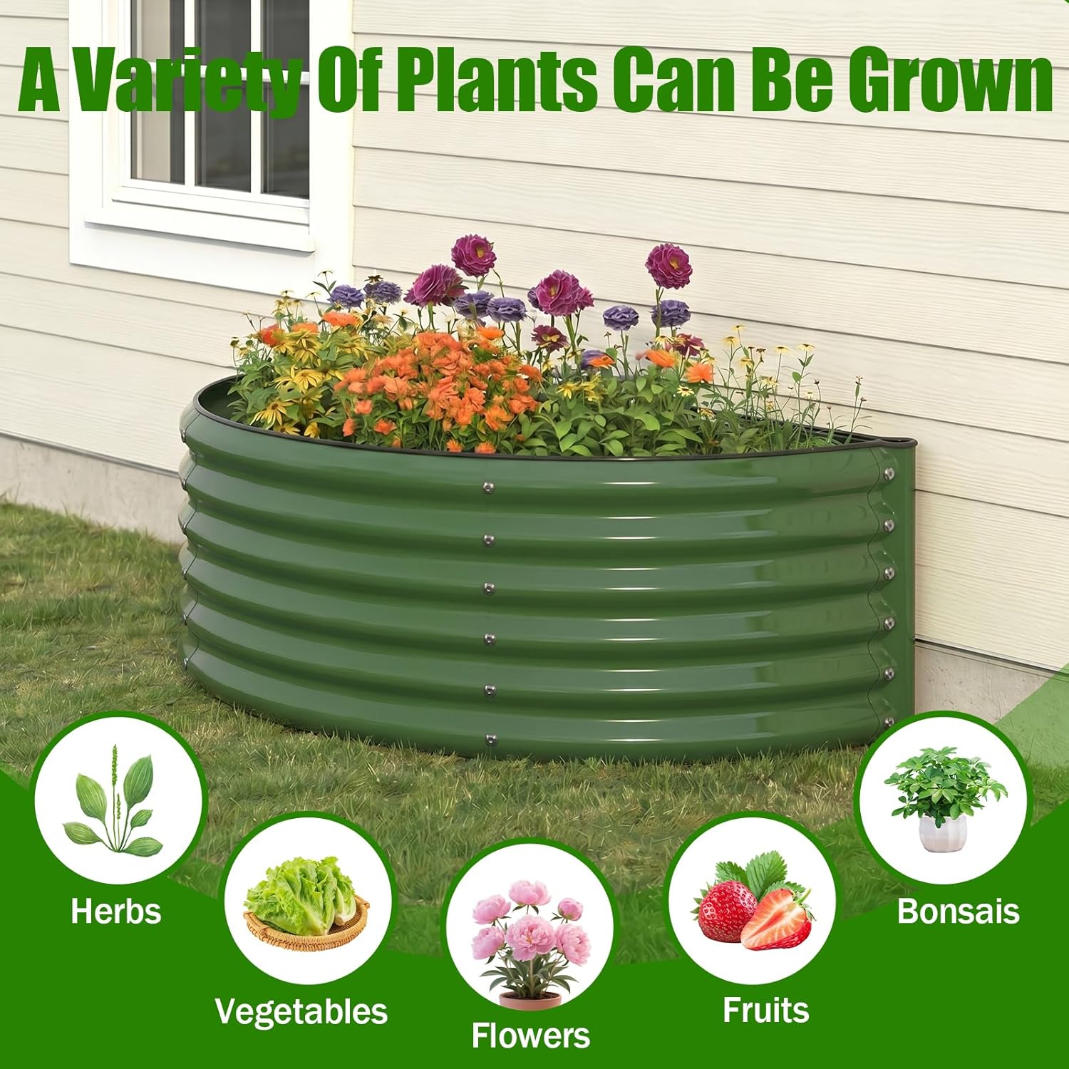 Galvanizli Yükseltilmiş Bahçe  - Raised Bed Planter Box incelemesi ve fiyatı