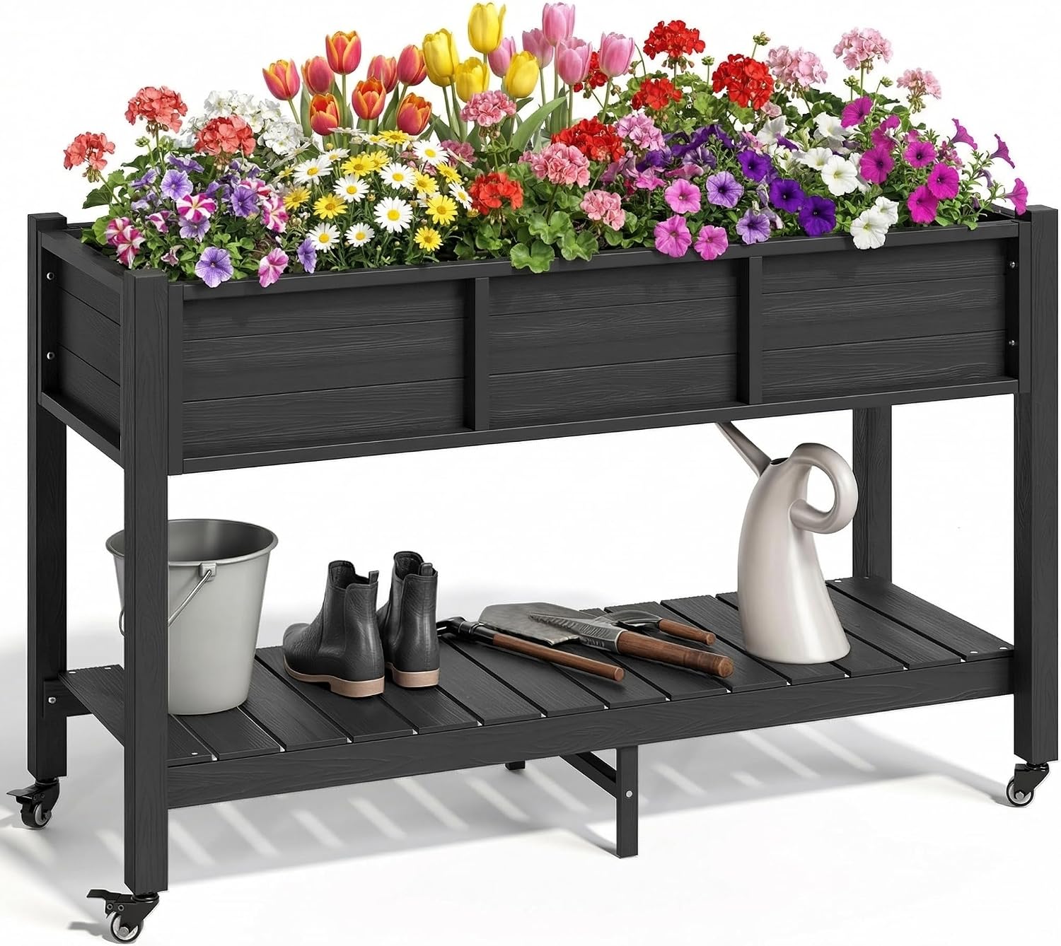 Tekerlekli Yükseltilmiş Bahçe  - Raised Bed Planter Box incelemesi ve fiyatı