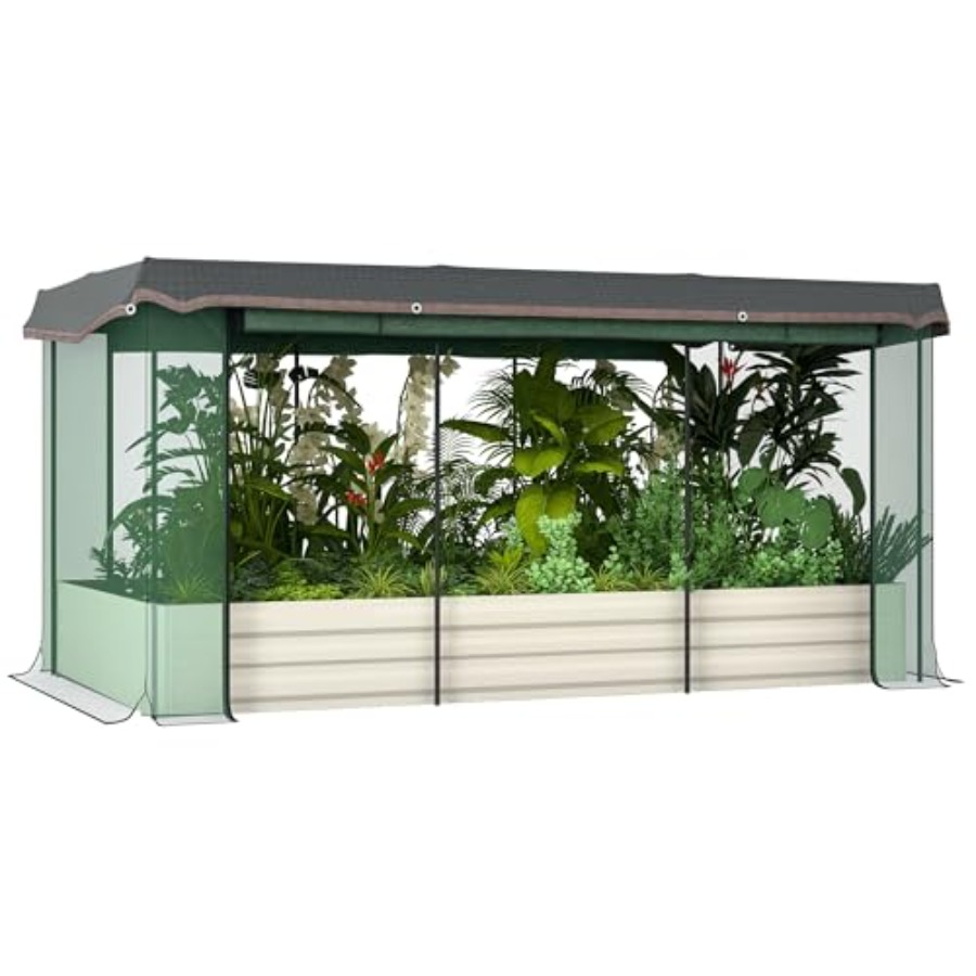 7,3 x 3,4 x 1 ft Galvanizli Yü - Raised Bed Planter Box incelemesi ve fiyatı