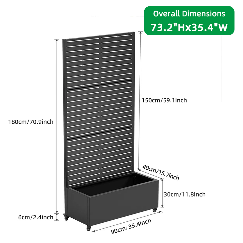 73,2 İnç Yüksekliğinde Gizlili - Raised Bed Planter Box incelemesi ve fiyatı