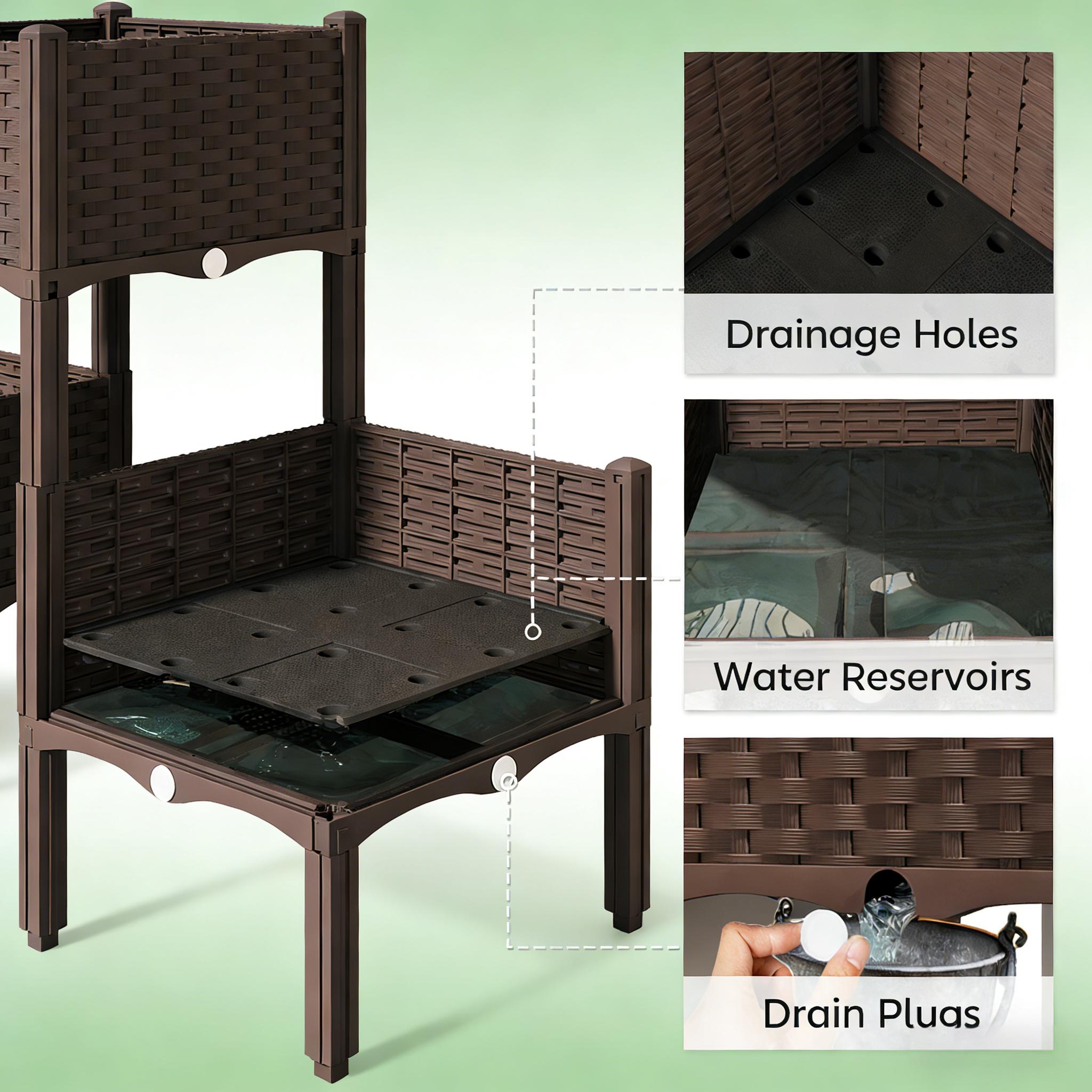 Yükseltilmiş Saksı Kutuları, Y - Raised Bed Planter Box incelemesi ve fiyatı