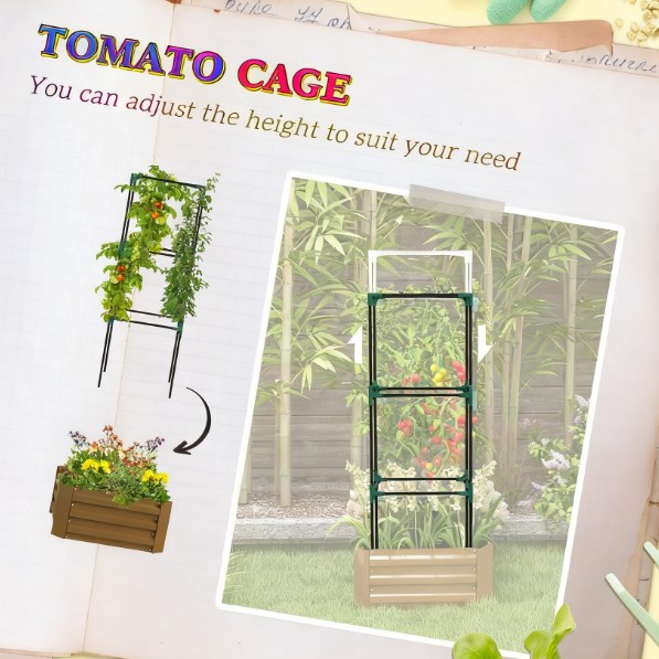 Bahçe Yatağı, Yükseltilmiş Bah - Raised Bed Planter Box incelemesi ve fiyatı