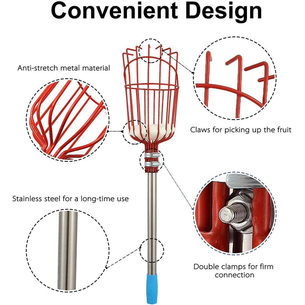 260cm Meyve Toplayıcı, Ayarlan - Gardening Tools Basket incelemesi ve fiyatı